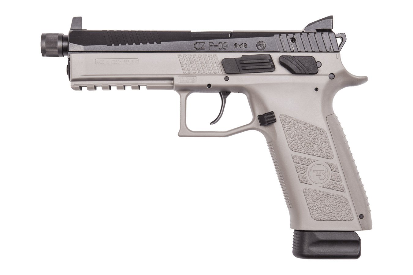 CZ P-09 9mm Suppressor Ready DA/SA Pistol with Urban Gray Finish