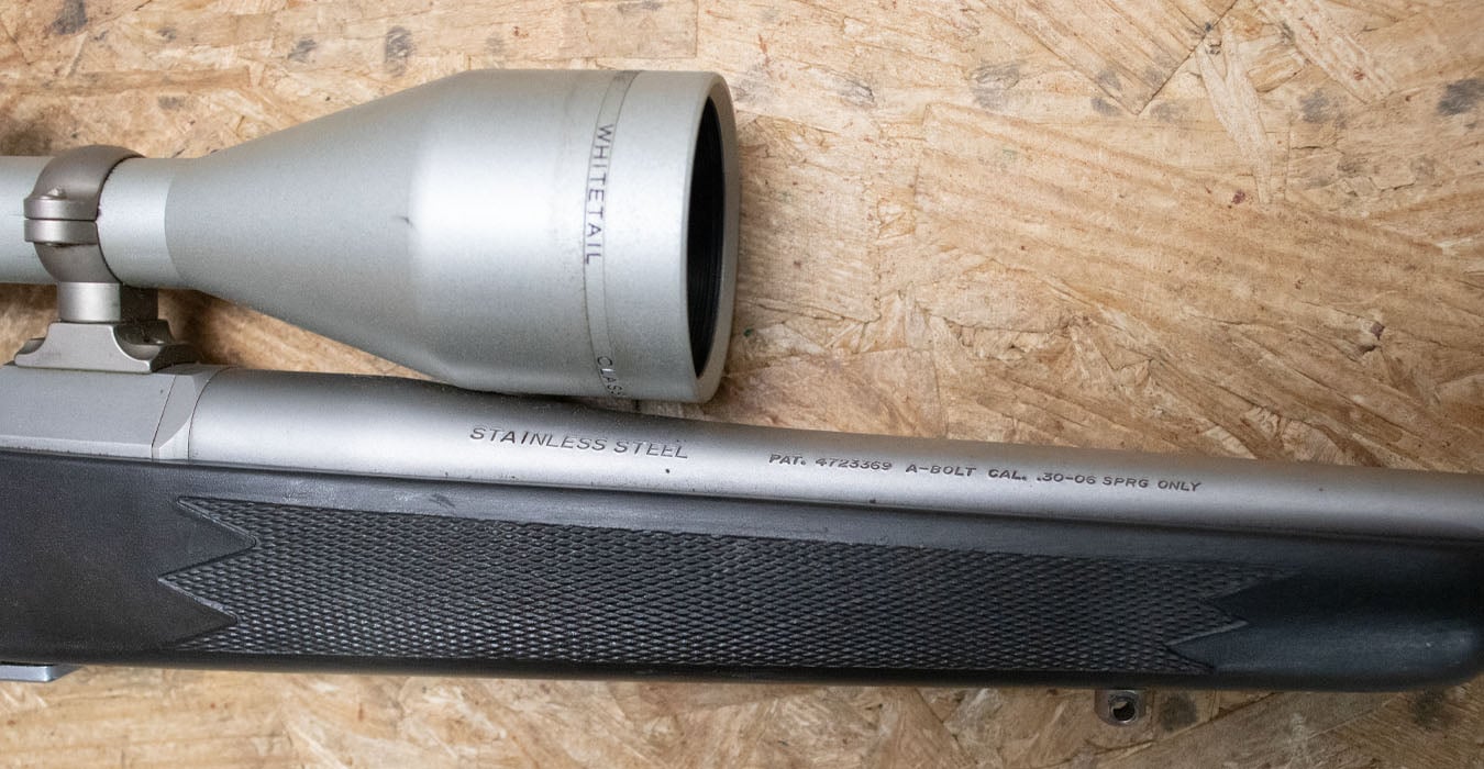 BROWNING FIREARMS A-Bolt 30-06 Stainless Hunter Police Trade-In Bolt-Action Rifle with Scope