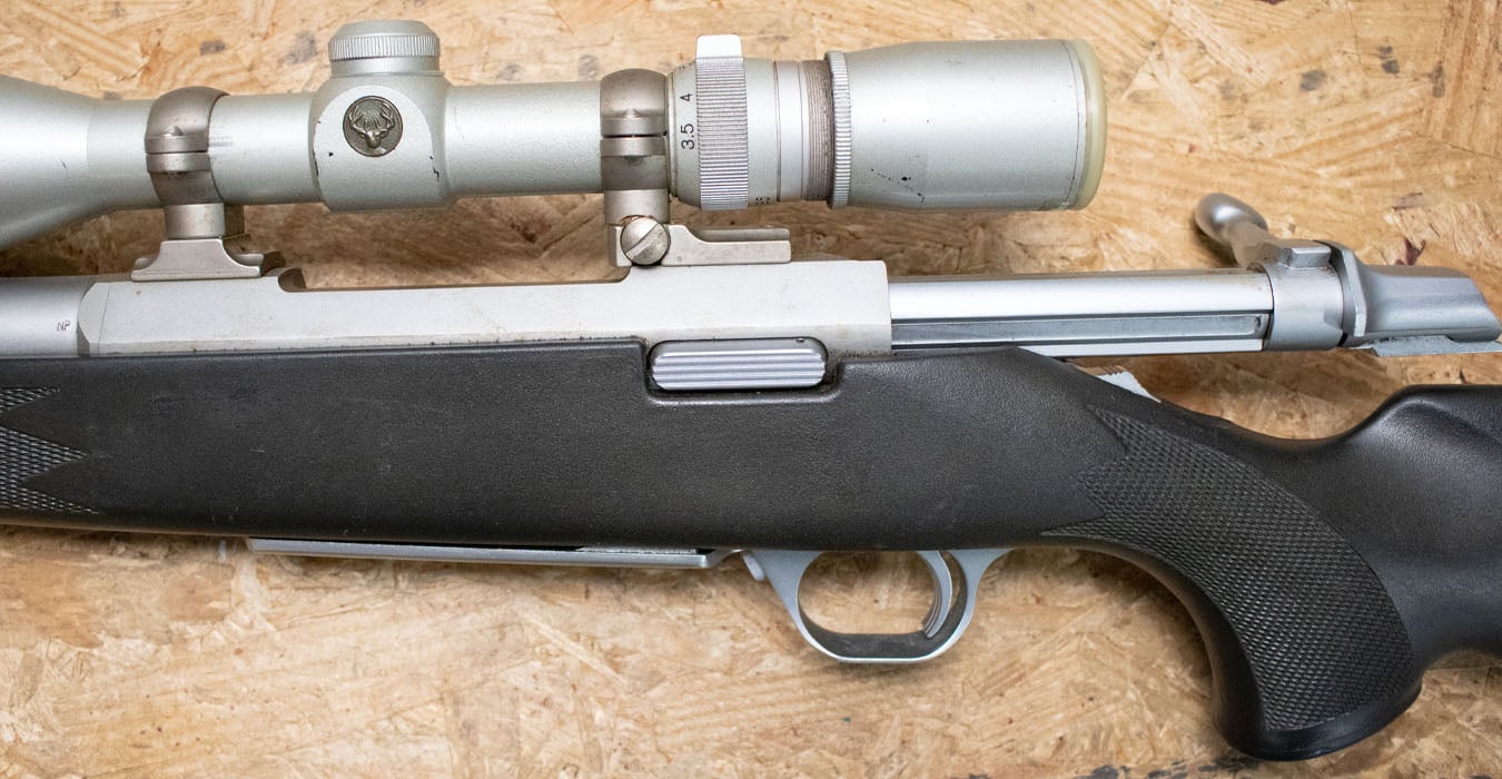 BROWNING FIREARMS A-Bolt 30-06 Stainless Hunter Police Trade-In Bolt-Action Rifle with Scope