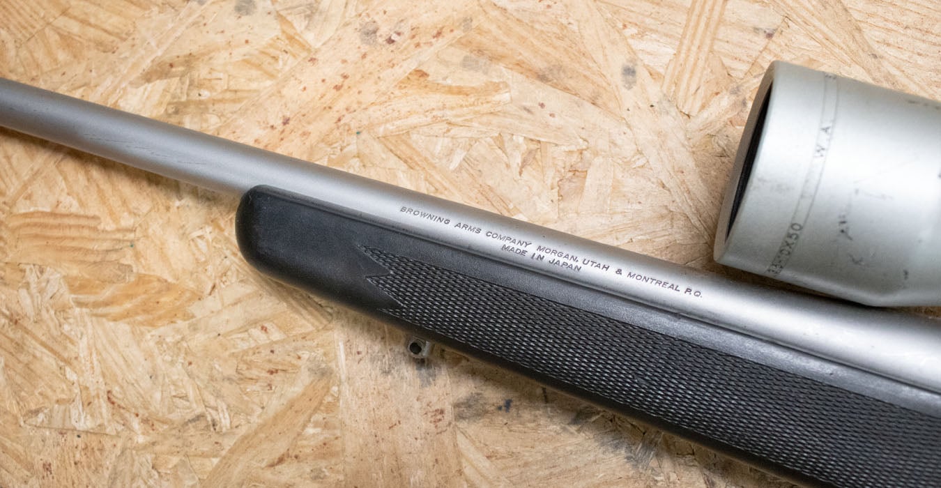 BROWNING FIREARMS A-Bolt 30-06 Stainless Hunter Police Trade-In Bolt-Action Rifle with Scope