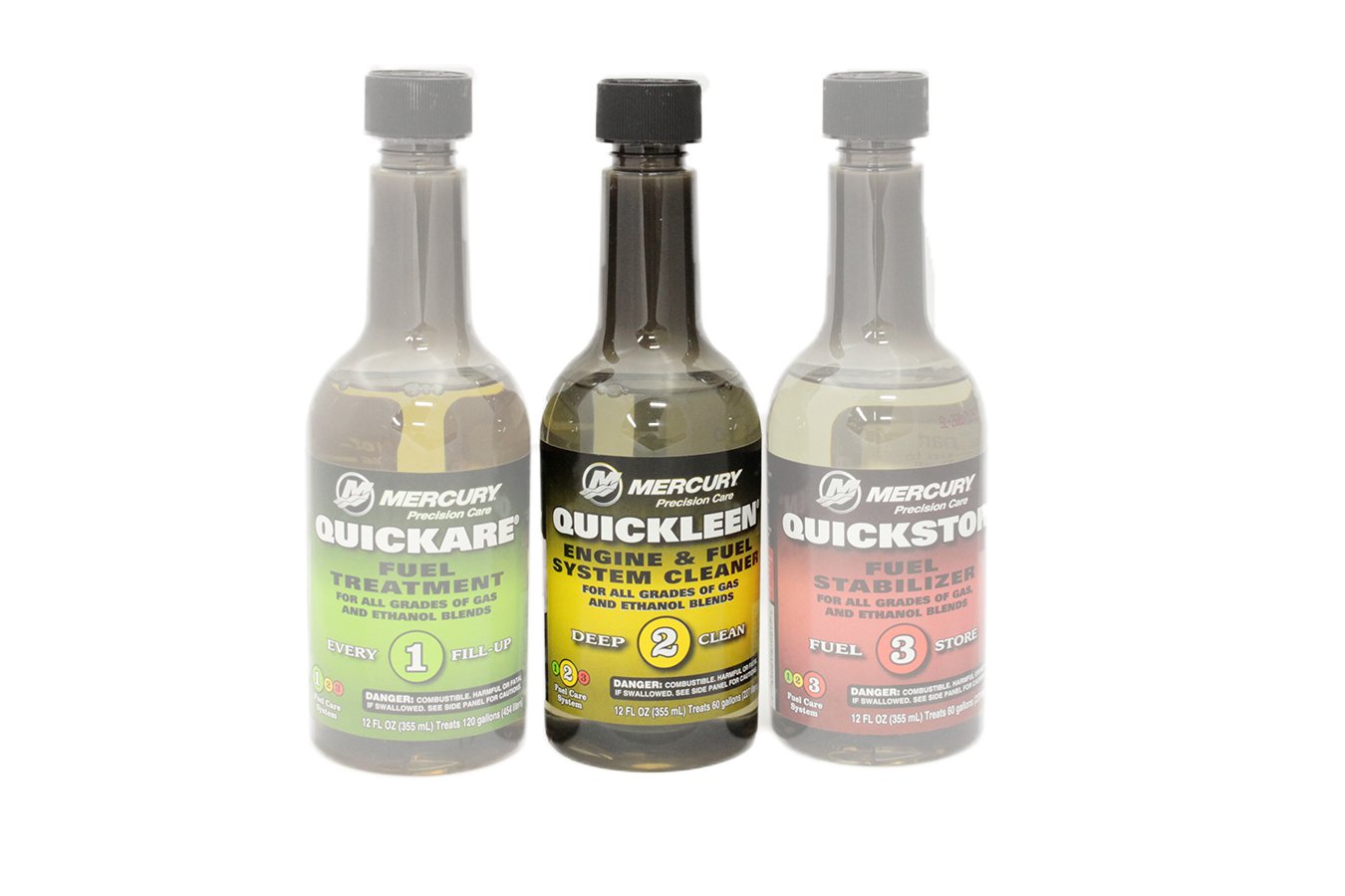 Mercury Quickleen Gasoline Engine Treatment - 12 oz