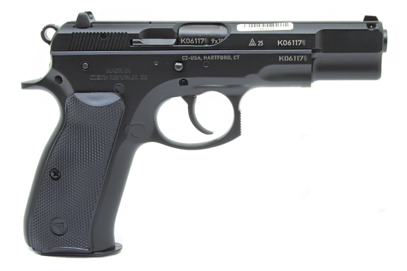 CZ 75B 9mm 50th Anniversary DA/SA Semi-Automatic Pistol
