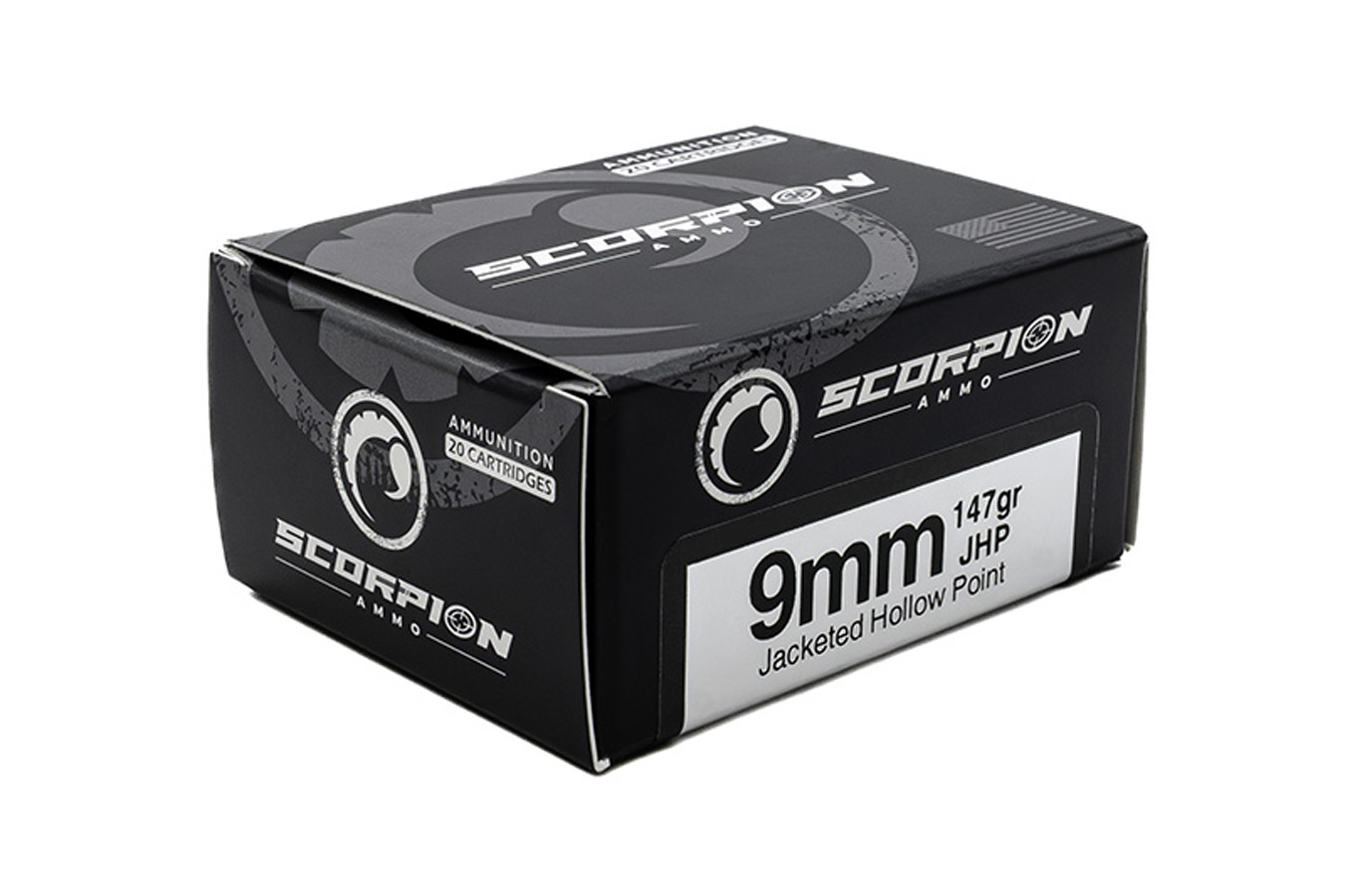Scorpion 9mm 147 gr JHP Defense 20/Box