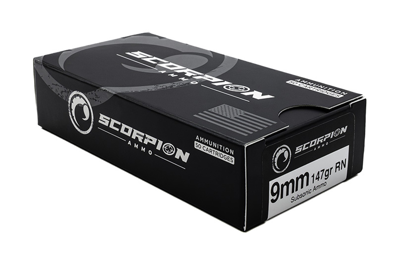 Scorpion 9mm 147 gr RN Subsonic 50/Box