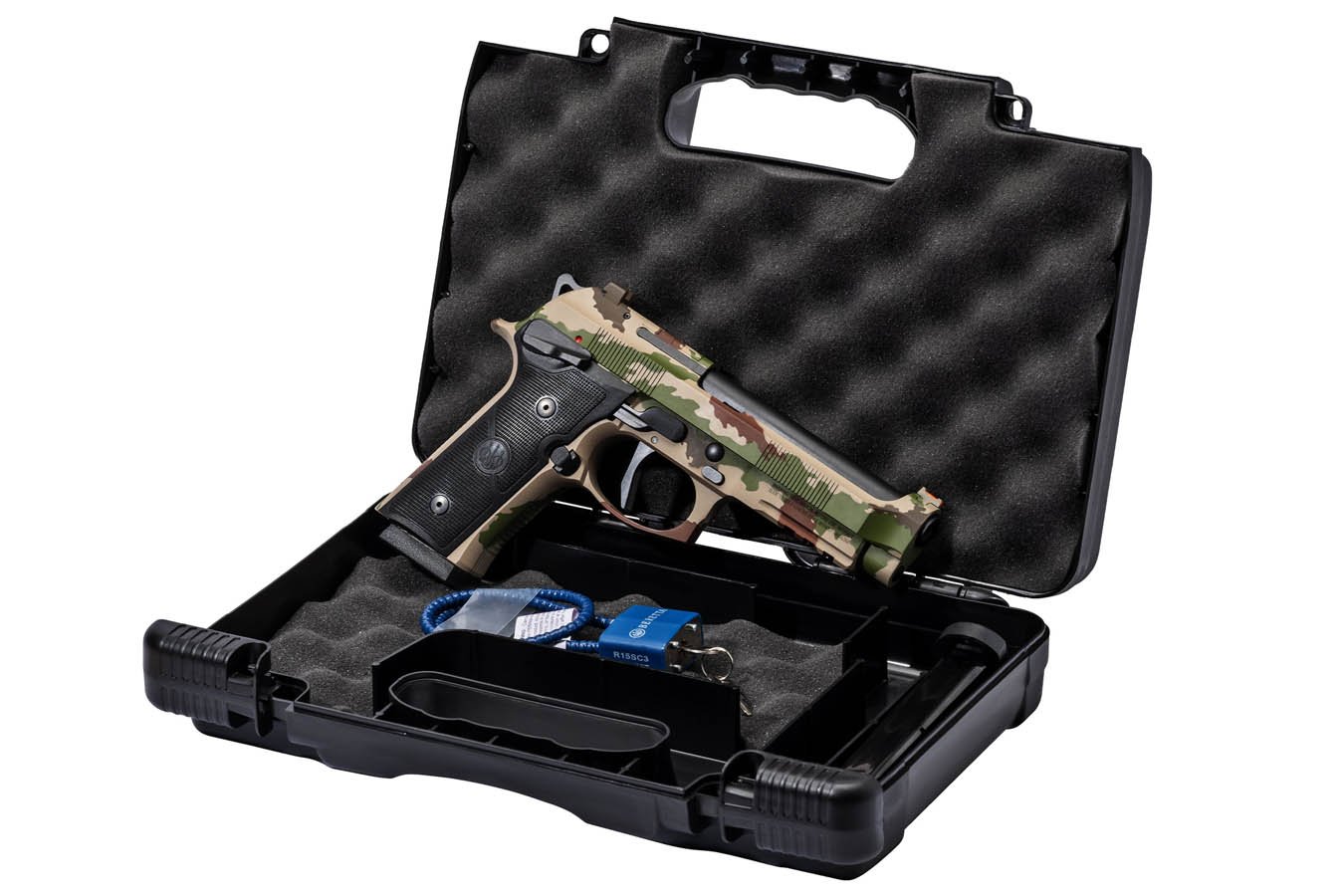 BERETTA 92XI Combat 9mm Limited Edition Howe Arms American Combat Series Pistol with Vegetato Cerakote Finish