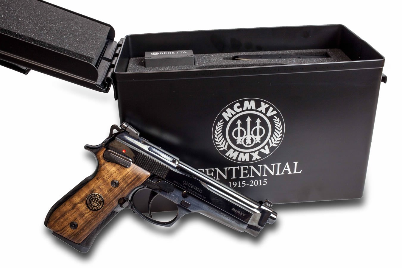 BERETTA 92FS Centennial Limited Edition 9mm Pistol with Ammo Can