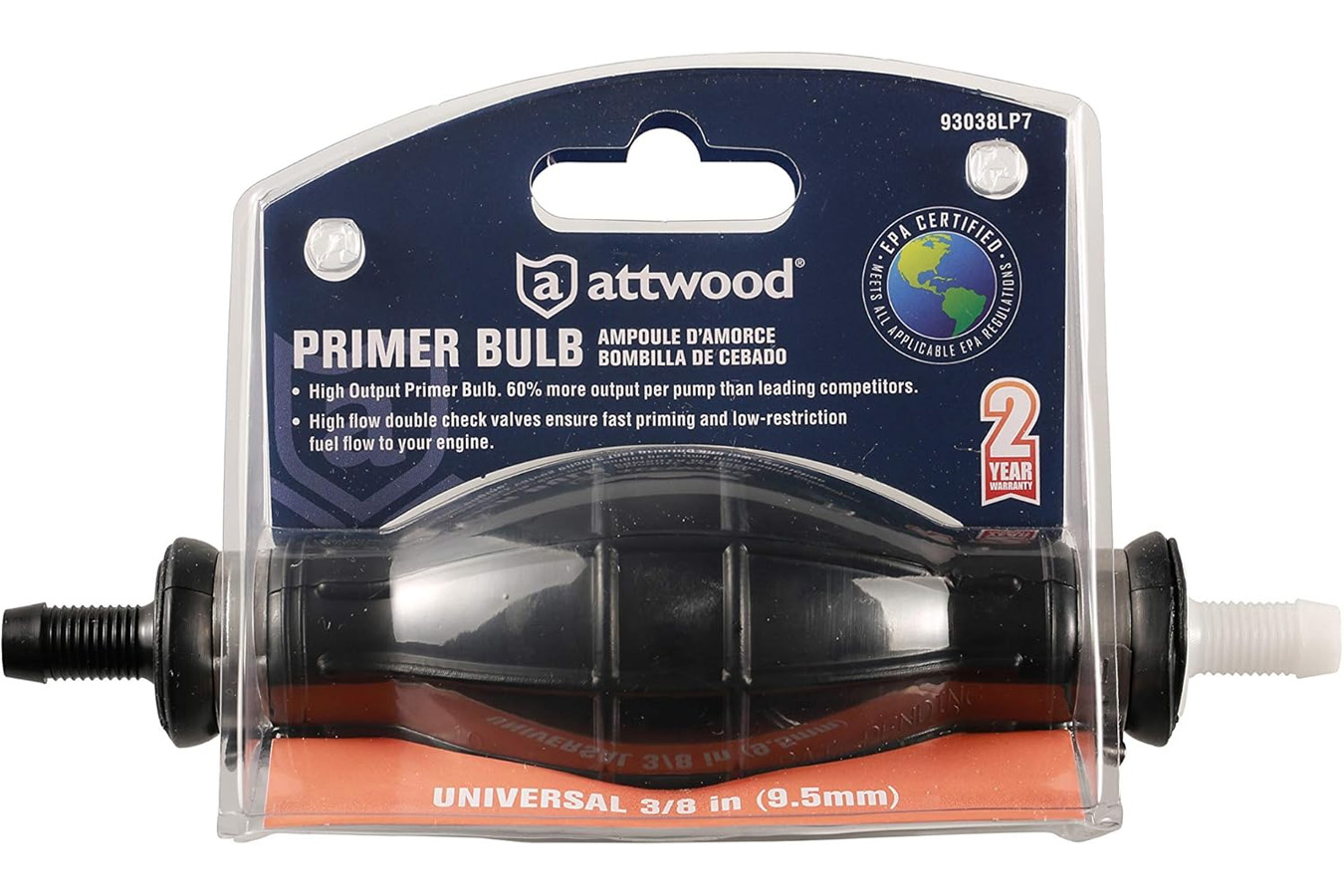 Attwood Primer Bulb 3/8