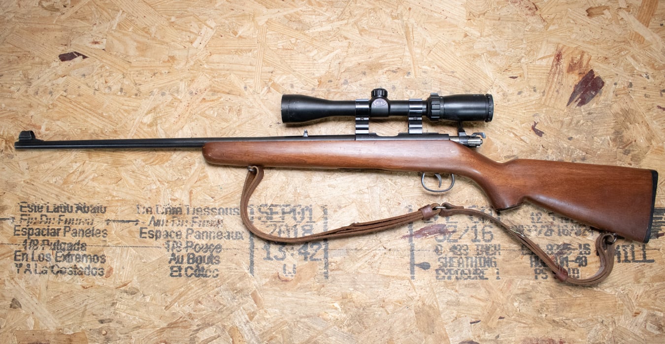 NORINCO JW-15 22LR Bolt-Action Police Trade-In Rifle with Bushnell Scope (Magazine Not Included)