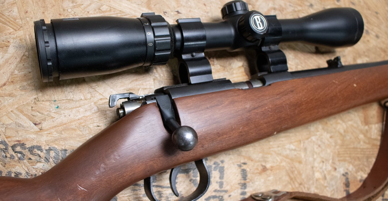 NORINCO JW-15 22LR Bolt-Action Police Trade-In Rifle with Bushnell Scope (Magazine Not Included)