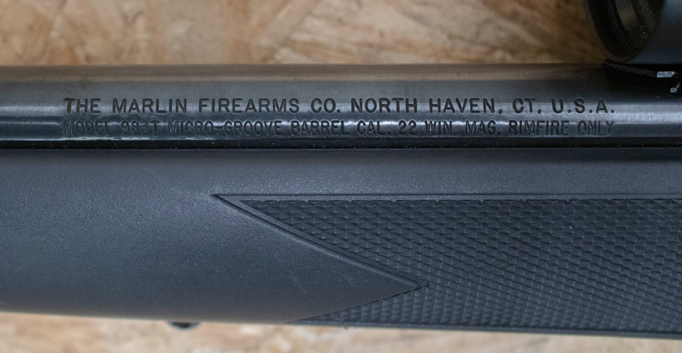 MARLIN 983T 22WMR Police Trade-In Rifle with Synthetic Stock, Scope