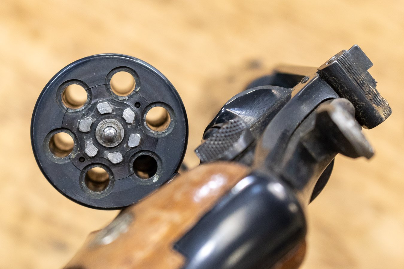 SMITH AND WESSON Model 17 22 LR Police Trade-in Revolver