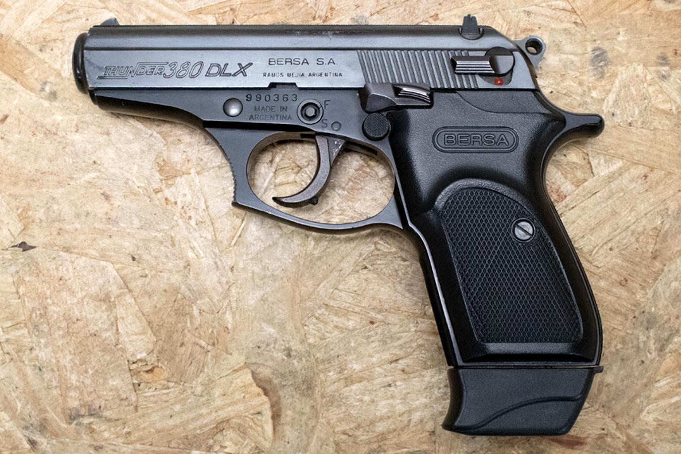 BERSA Thunder 380 DLX 380ACP Police Trade-In Pistol with Manual Safety