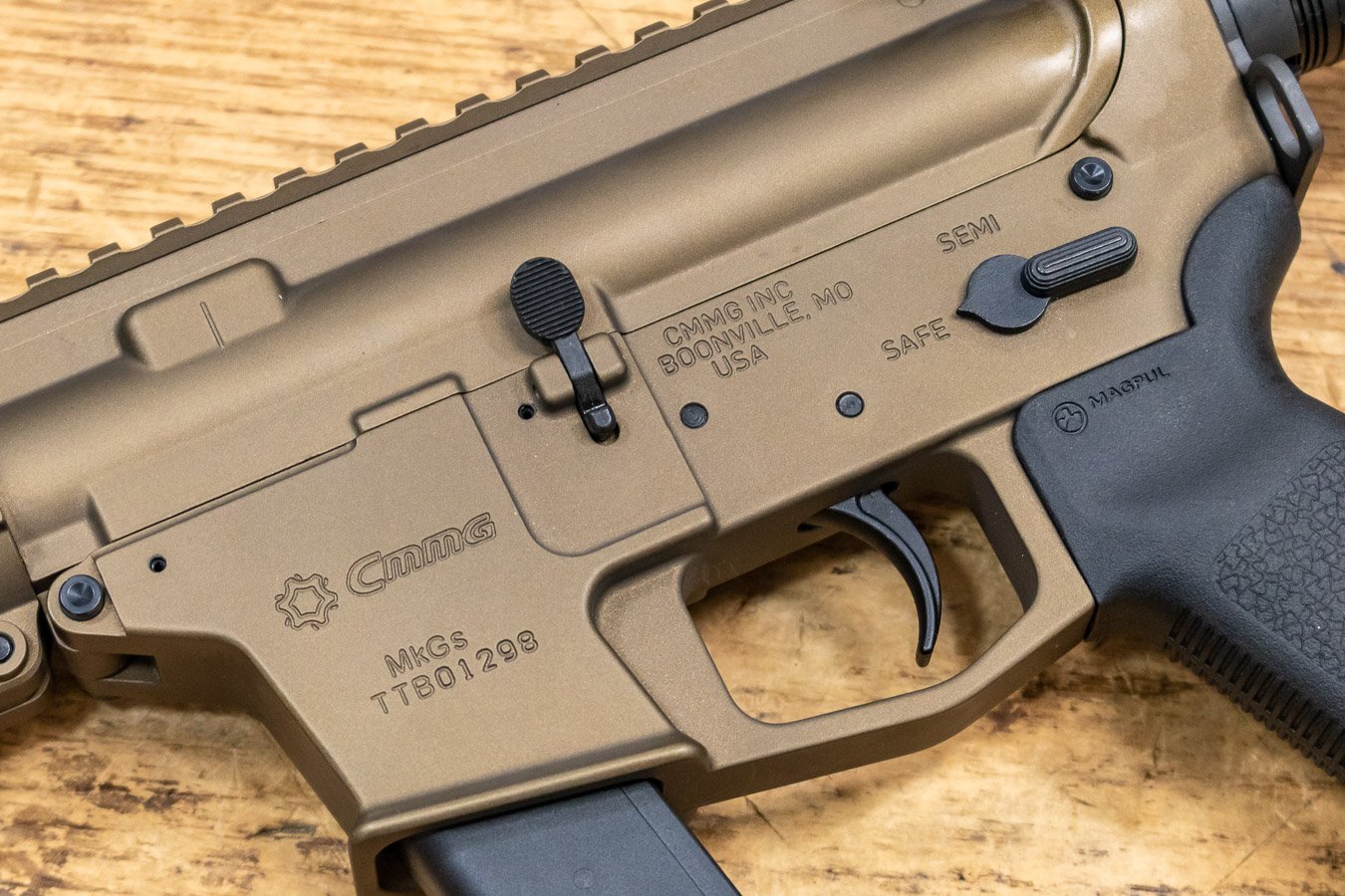 CMMG Banshee 300 9mm Police Trade-In AR-Pistol with Burnt Bronze Finish 