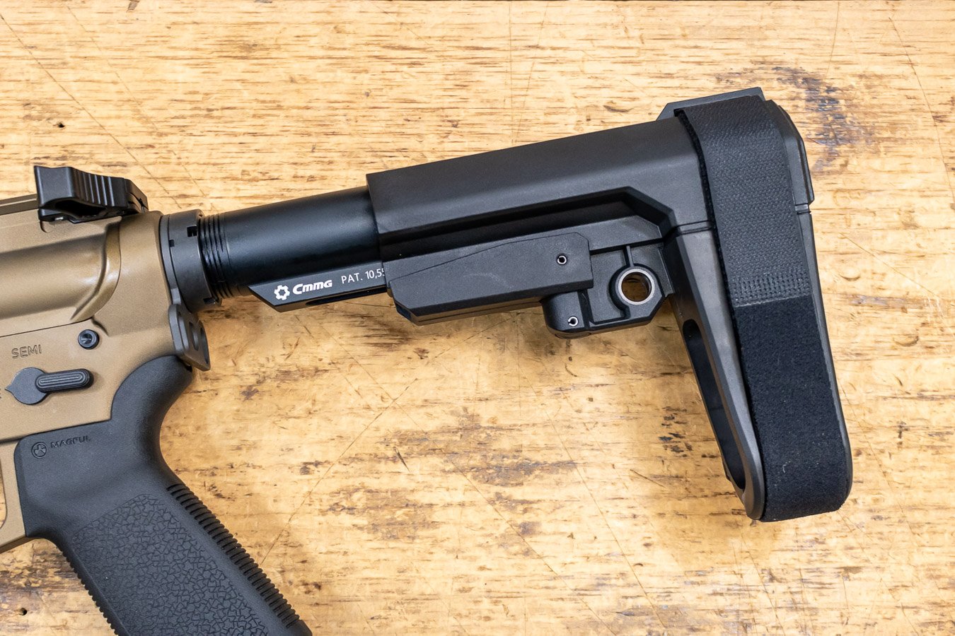 CMMG Banshee 300 9mm Police Trade-In AR-Pistol with Burnt Bronze Finish 