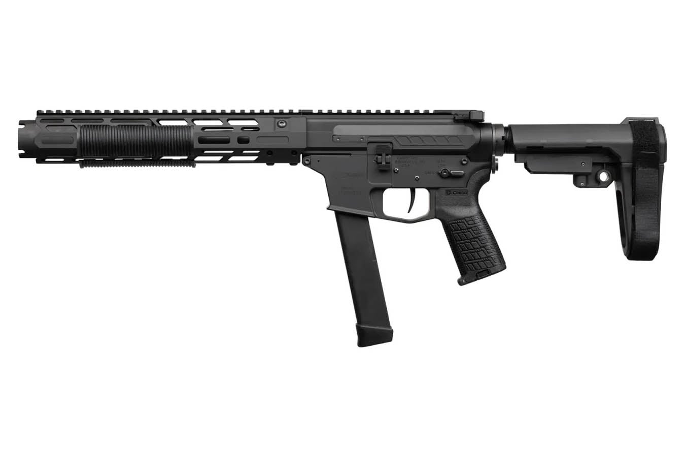 CMMG ZEROED BANSHEE 9mm AR Pistol with Armor Black Finish (Unsuppressed)