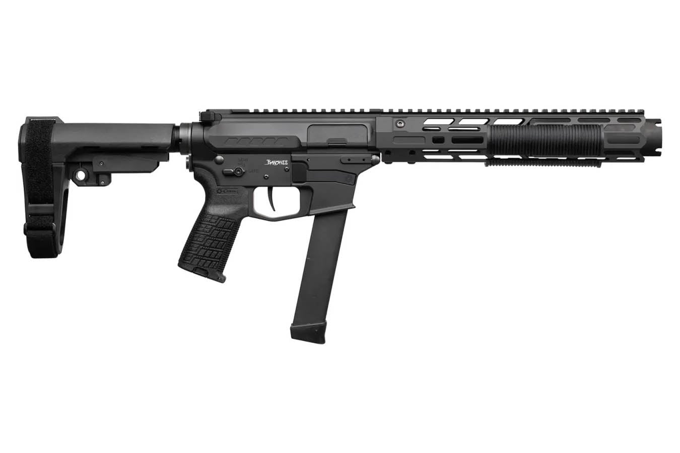 CMMG ZEROED BANSHEE 9mm AR Pistol with Armor Black Finish (Unsuppressed)