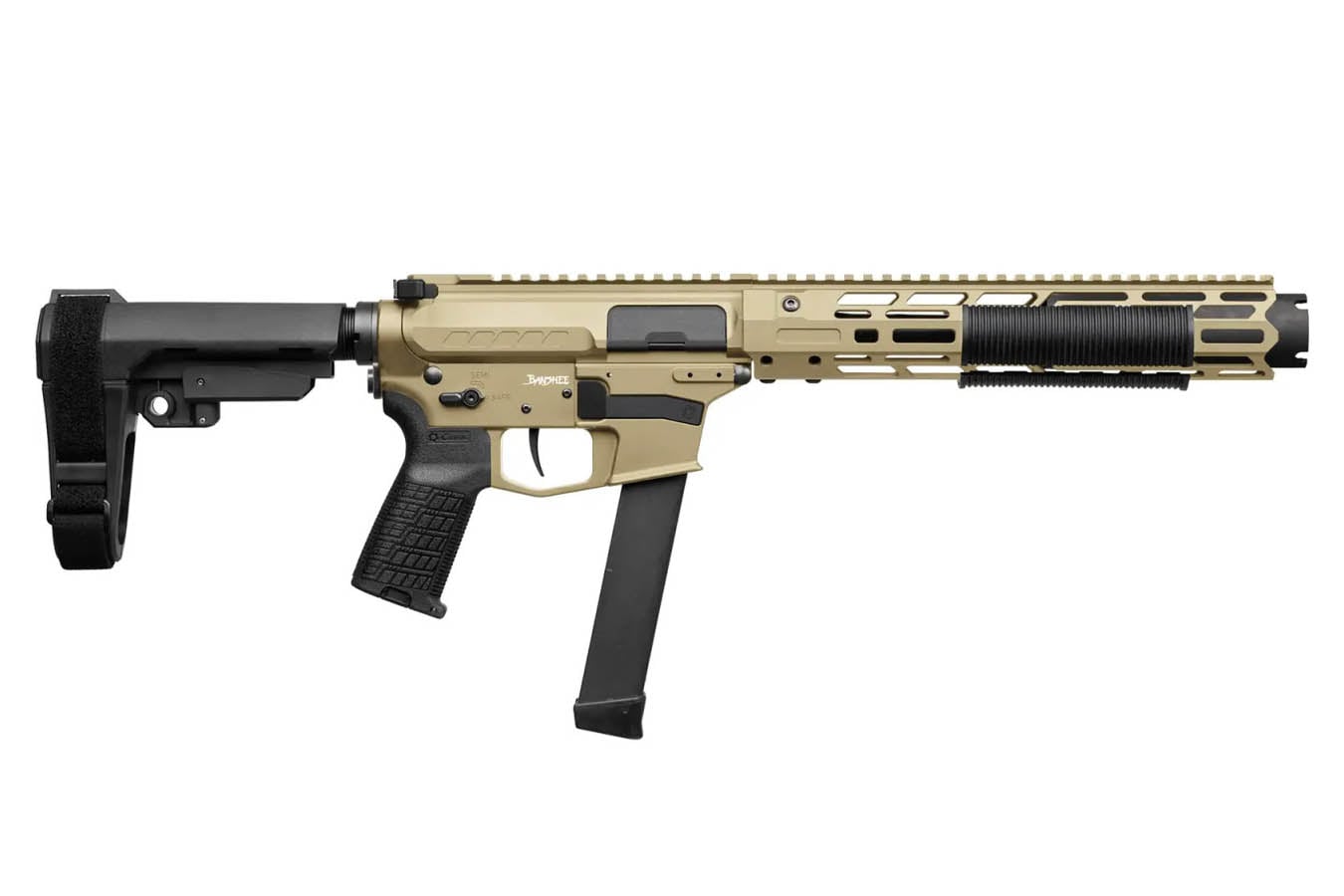 CMMG ZEROED BANSHEE 9mm AR Pistol with Coyote Tan Finish (Unsuppressed)
