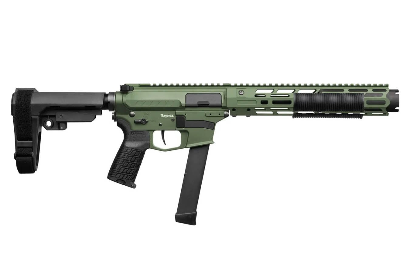 CMMG ZEROED BANSHEE 9mm AR Pistol with FS Green Finish (Unsuppressed)
