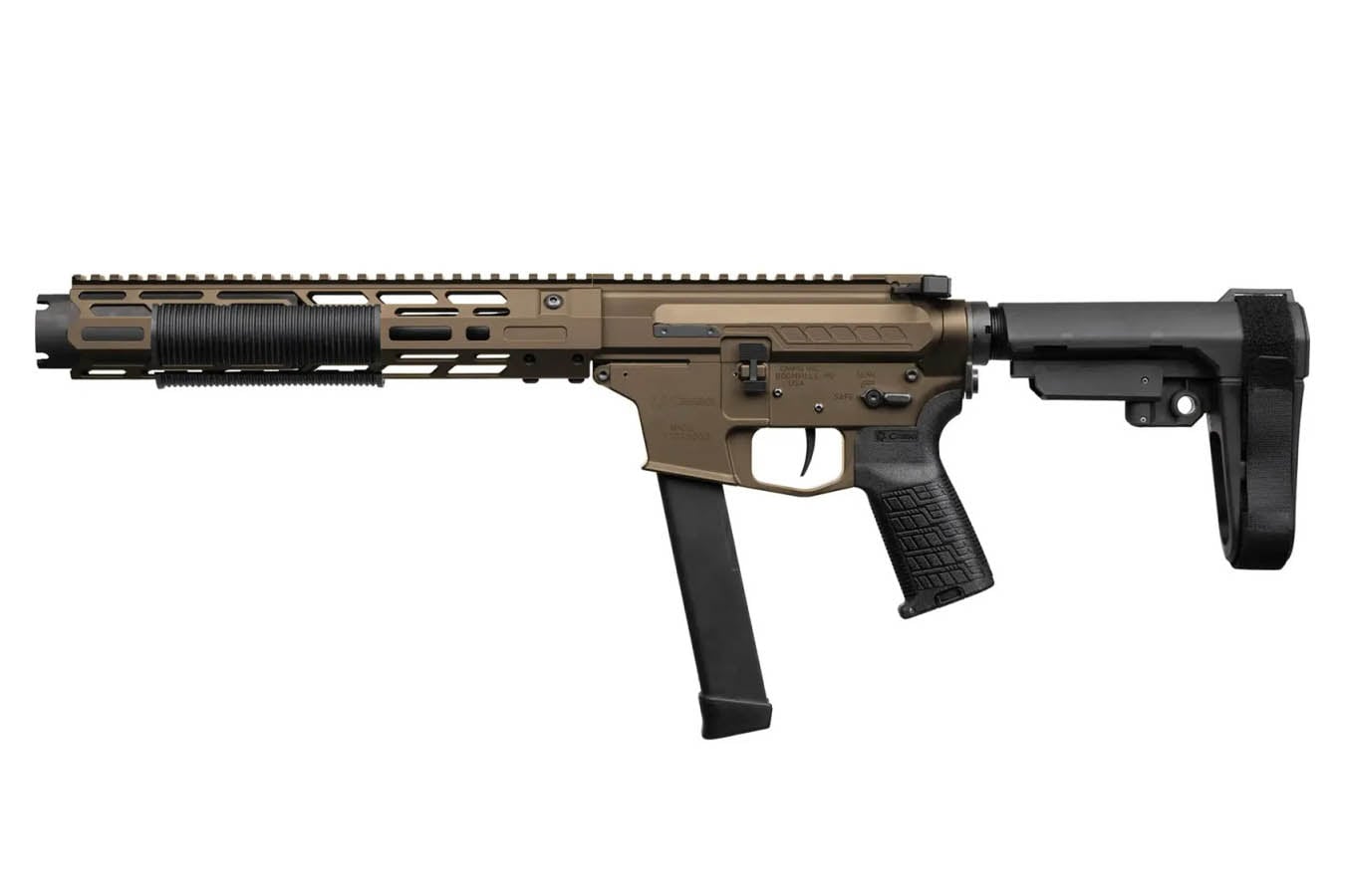 CMMG ZEROED BANSHEE 9mm AR Pistol with Midnight Bronze Finish (Unsuppressed)