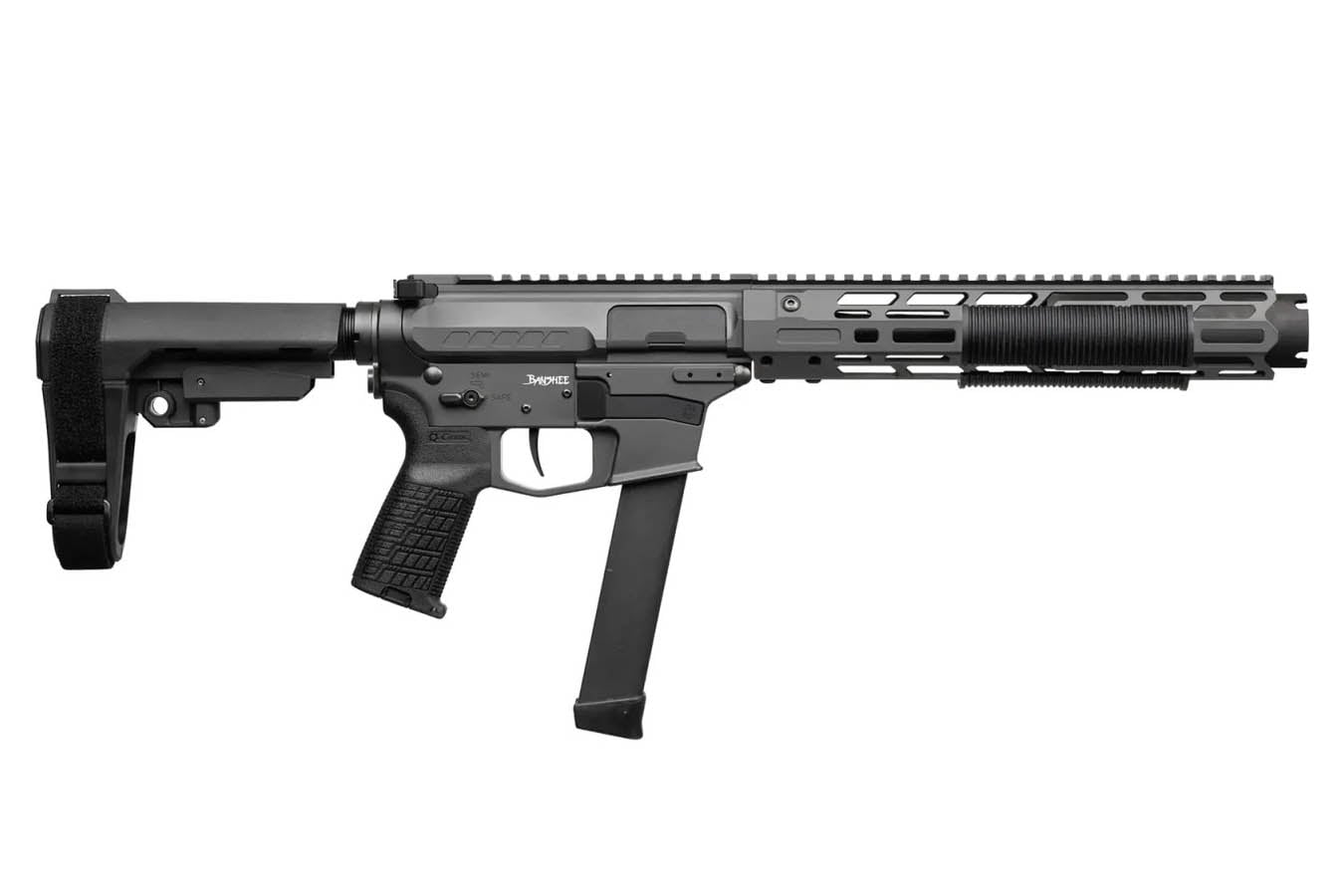 CMMG ZEROED BANSHEE 9mm AR Pistol with Tungsten Cerakote Finish (Unsuppressed)