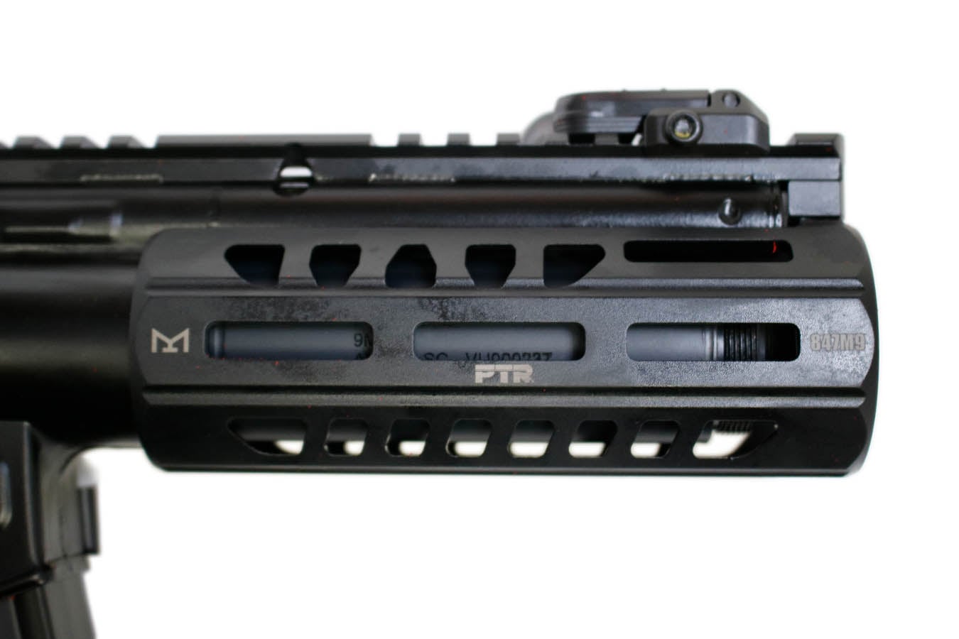 Ptr Industries 9SDM 9mm Semi-Auto Short-Barreled Rifle w/ CS1 Collapsible Stock and Velocity Reduction Device 