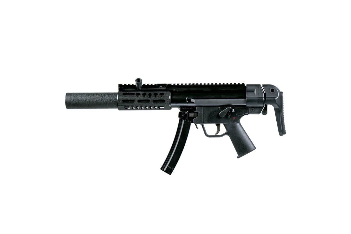 PTR INDUSTRIES 9SDM-B 9mm Short Barreled Rifle with SD Optimized Suppressor, Velocity Reduction Device (3 Stamp Firearm)