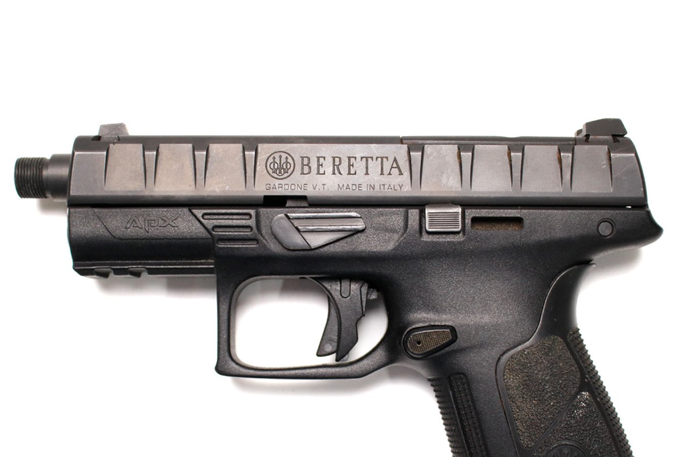 BERETTA APX 9mm Optic Ready Police Trade-In Pistol with Threaded Barrel