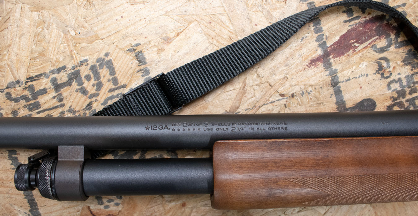 REMINGTON 870 Express Magnum 12 Gauge Used Trade-In Shotgun w/Sling, Side Saddle Shell Holder