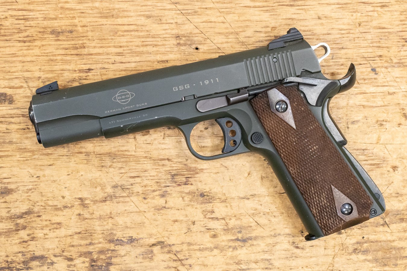 GSG GSG 1911 22 LR OD Green Police Trade-in Pistol