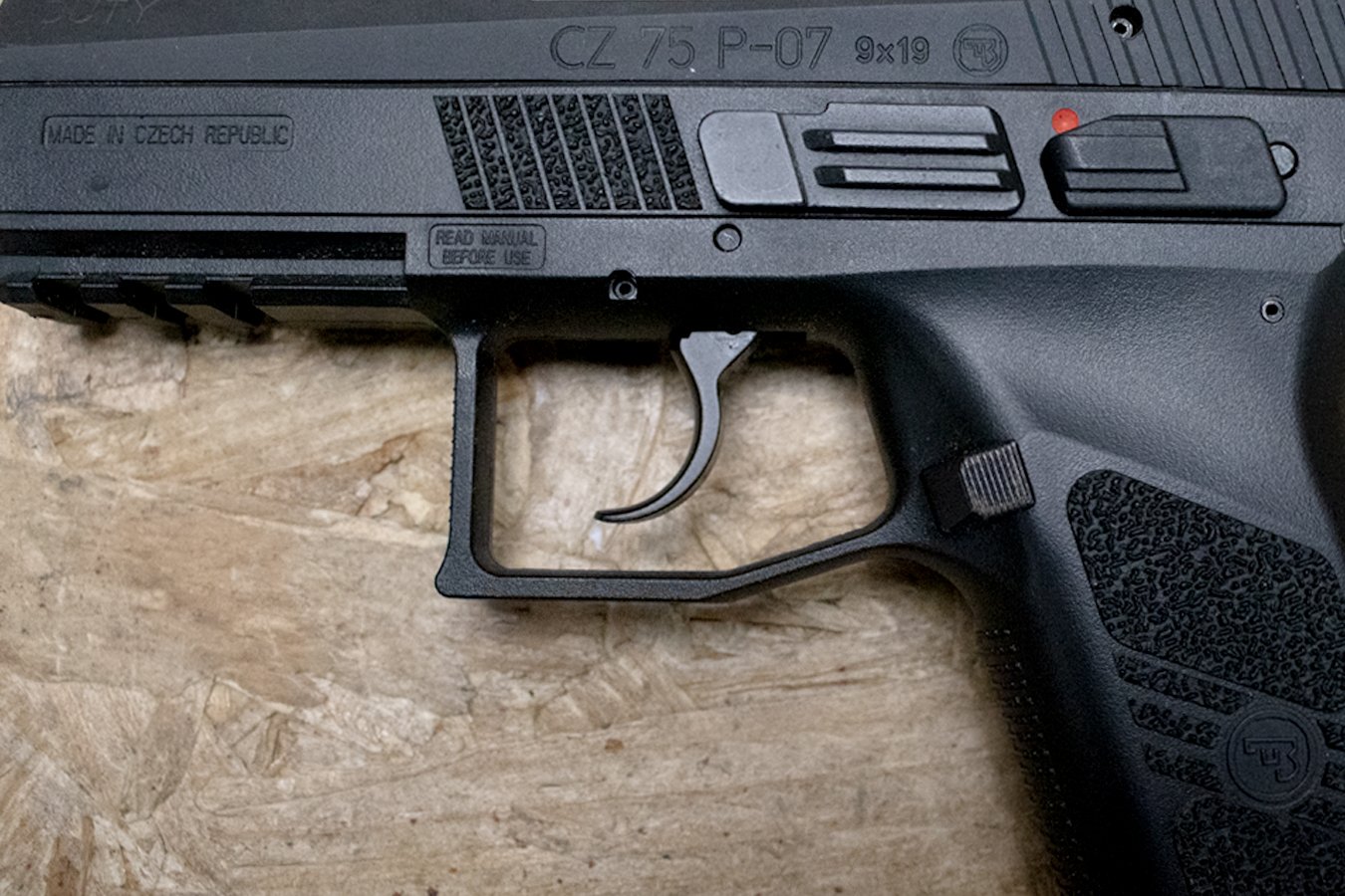 CZ 75 P-07 9mm Police Trade-In Pistol (Magazine Not Included)