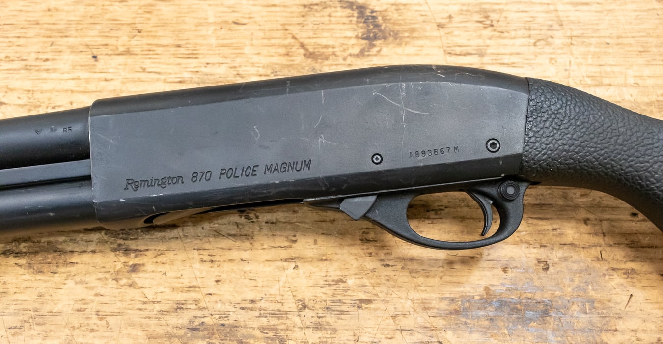 REMINGTON 870 Police Magnum 12 Gauge Pump-Action Police Trade Shotguns