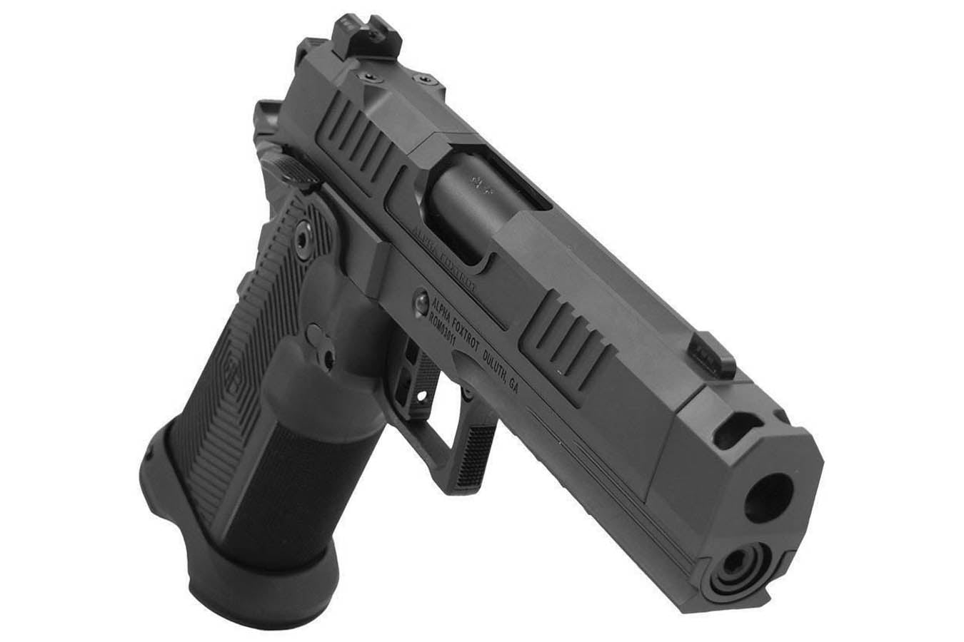 ALPHA FOXTROT AF1911 Romulus 9mm Double Stack 1911 Semi-Auto Pistol with Compensator