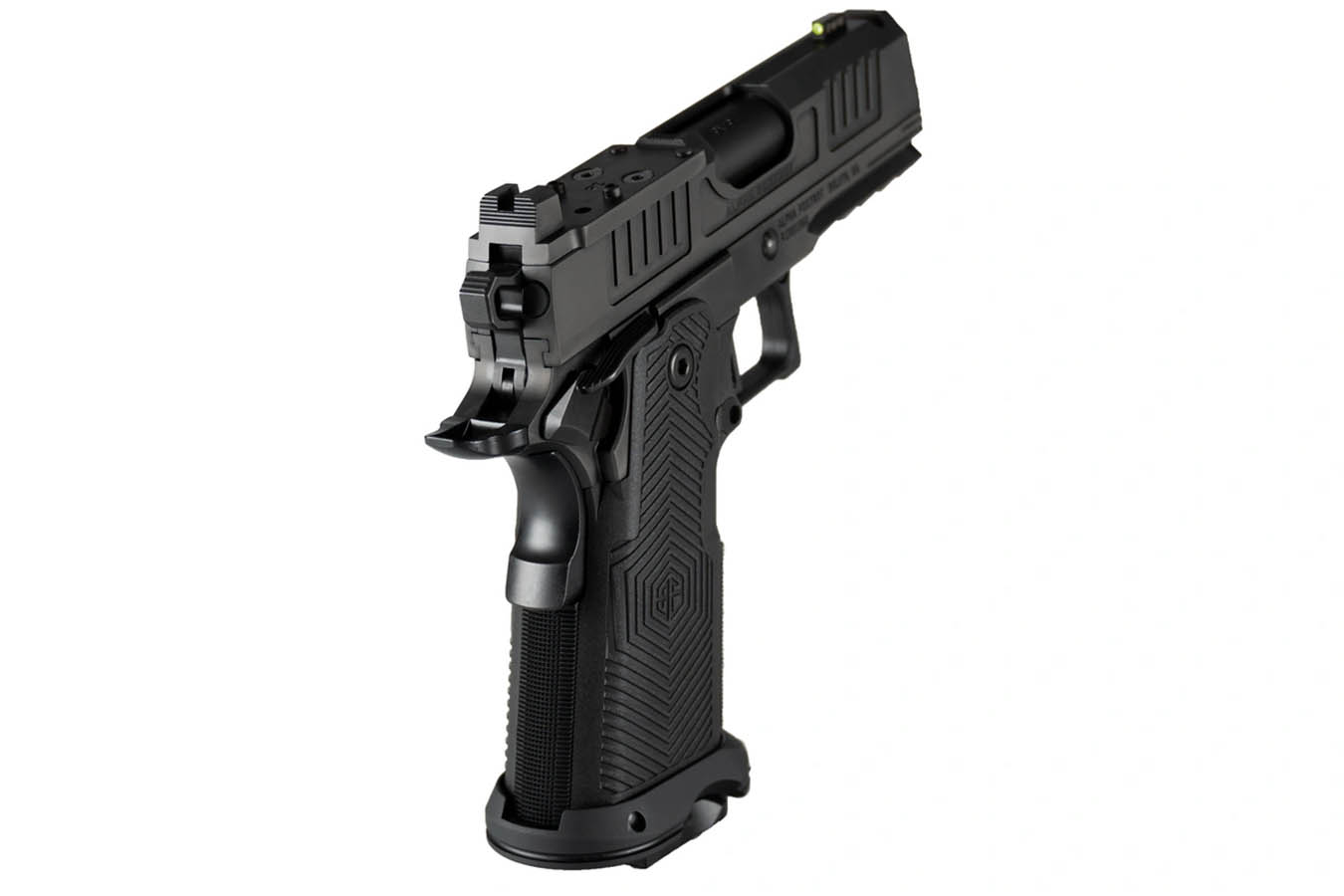 ALPHA FOXTROT AF1911-ROMULUS 9mm Optic Ready Double Stack 1911 Pistol with 3.5 Inch Ported Barrel and MOS Adapter