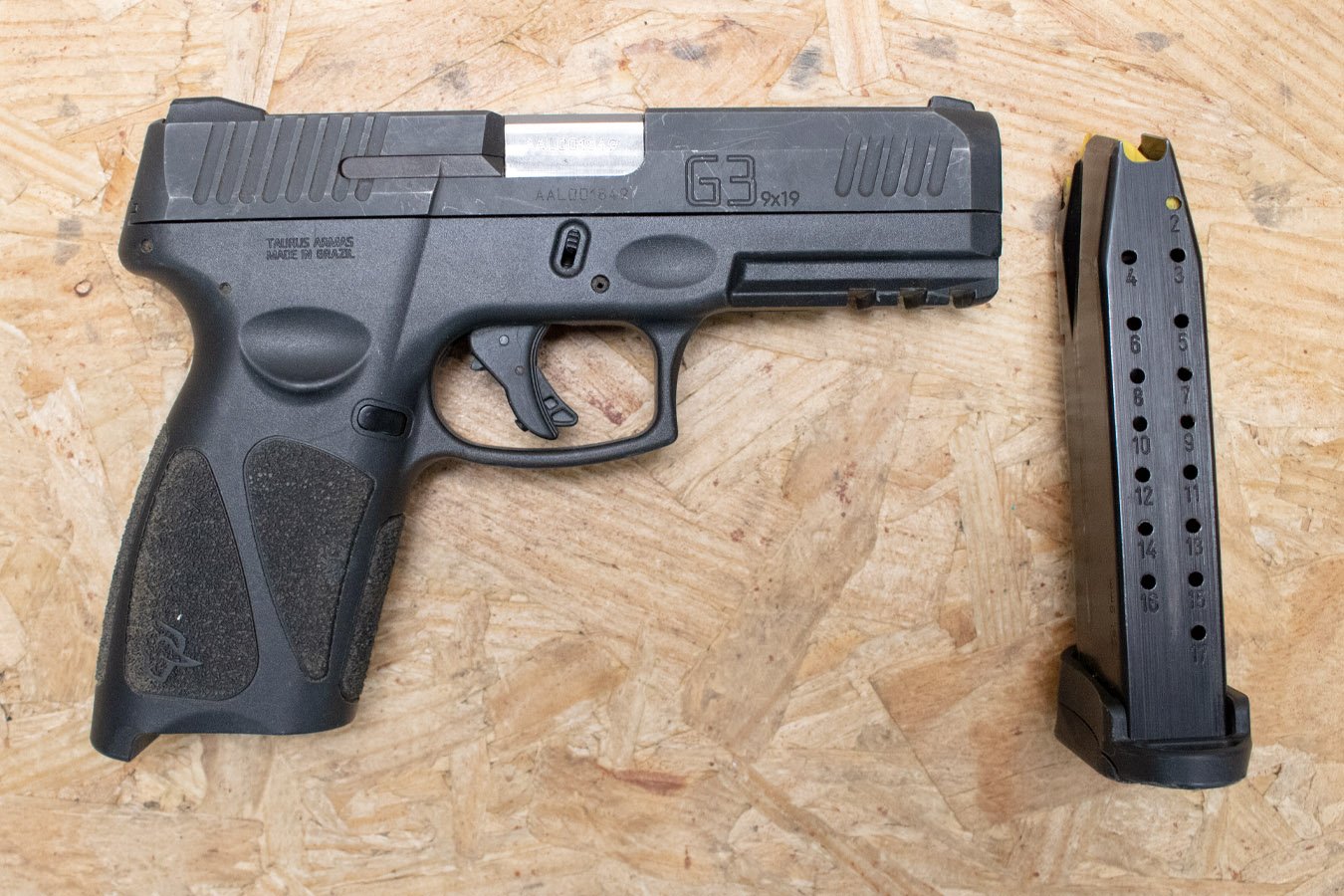 TAURUS G3 9mm Police Trade-In Pistol with Manual Safety