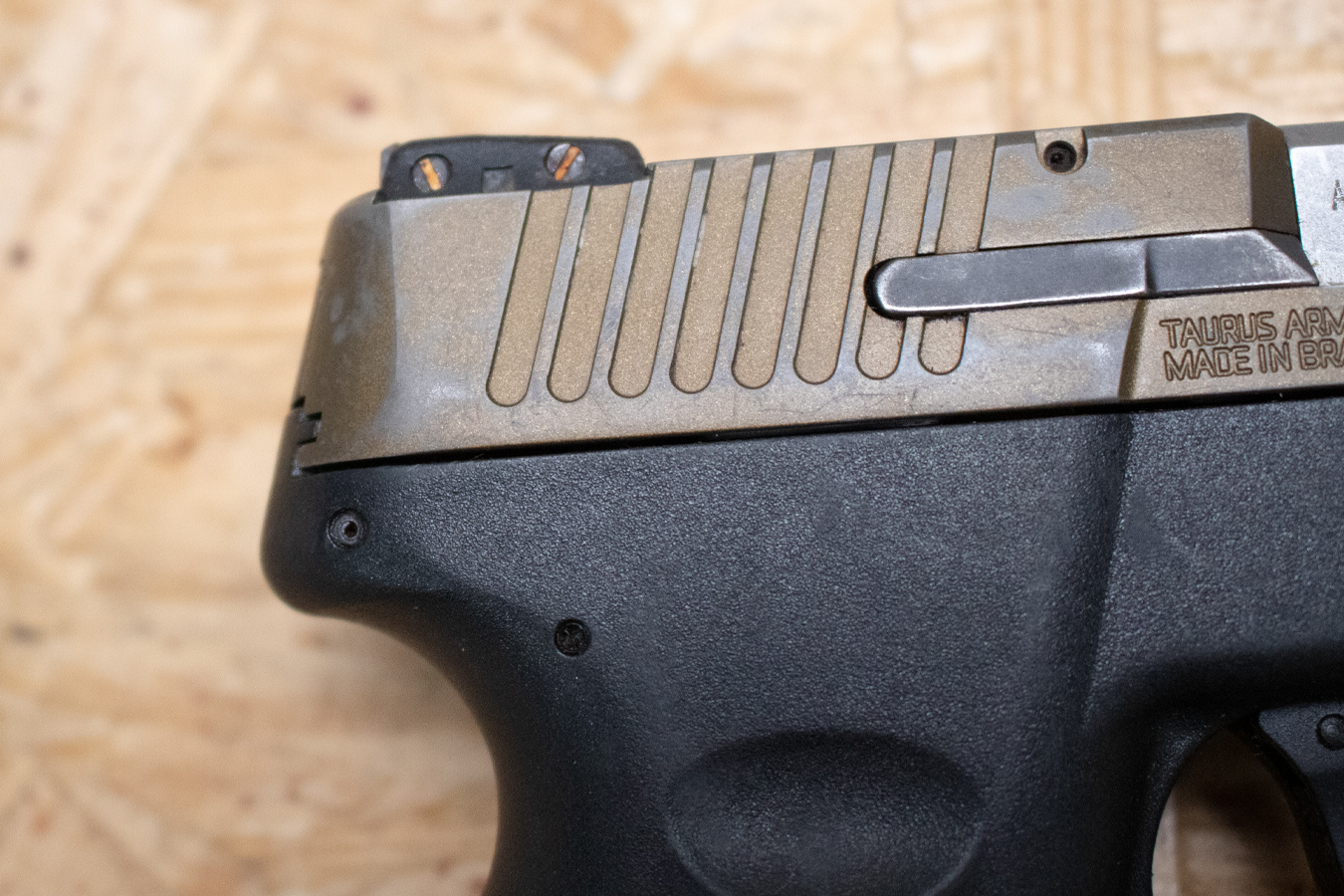 TAURUS G2C 9mm Police Trade-In Pistol with Bronze Slide