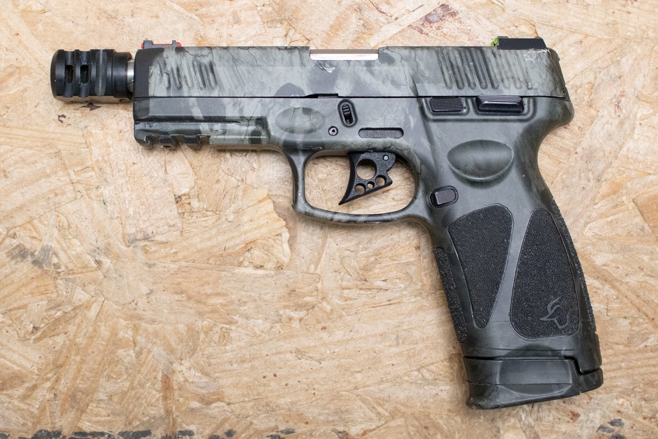 TAURUS G3 9mm Police Trade-In Pistol with Custom Barrel, Trigger, and Muzzle Brake