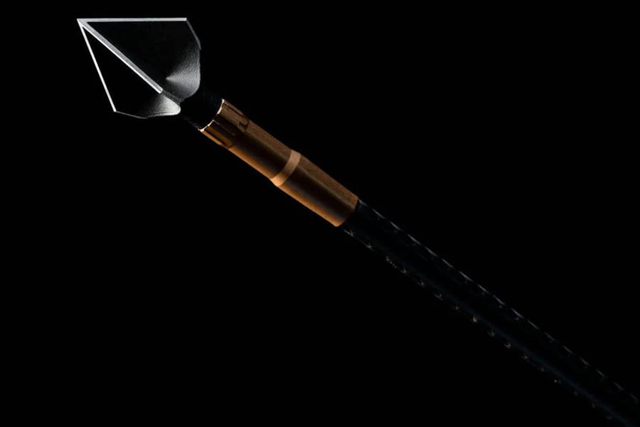 ANNIHILATOR BROADHEADS Double Bevel 100 Grain Extra Large Arrow Point Broadheads - 3 Pack