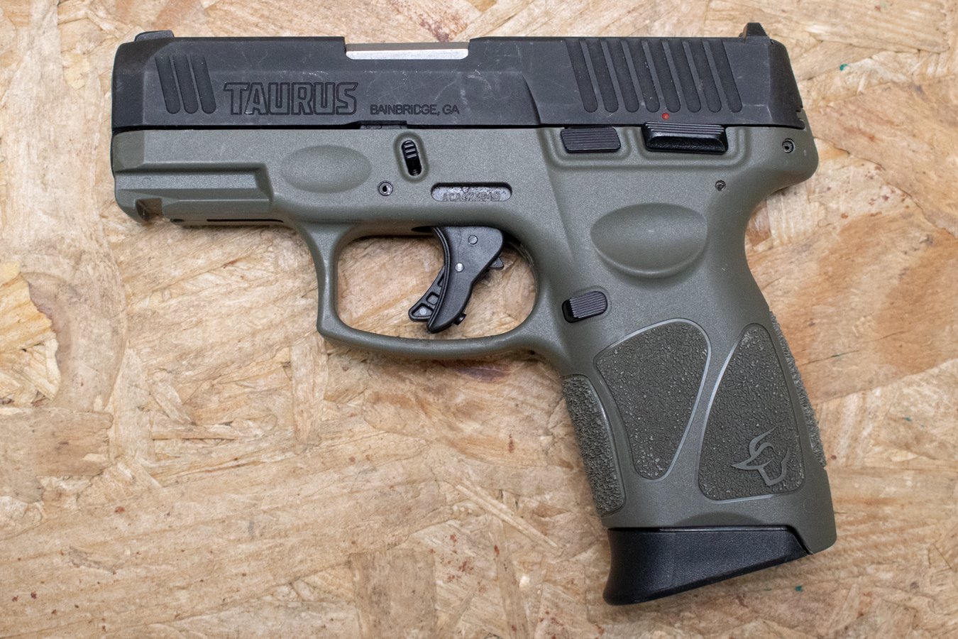 TAURUS G3C 9mm Police Trade-In Pistol with Green Frame