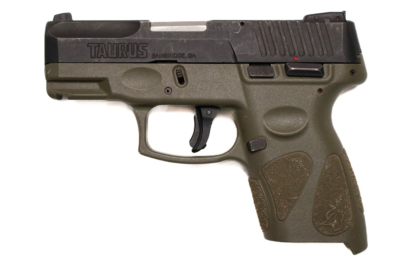 TAURUS G2C 9mm Police Trade-In Pistol with OD Green Frame