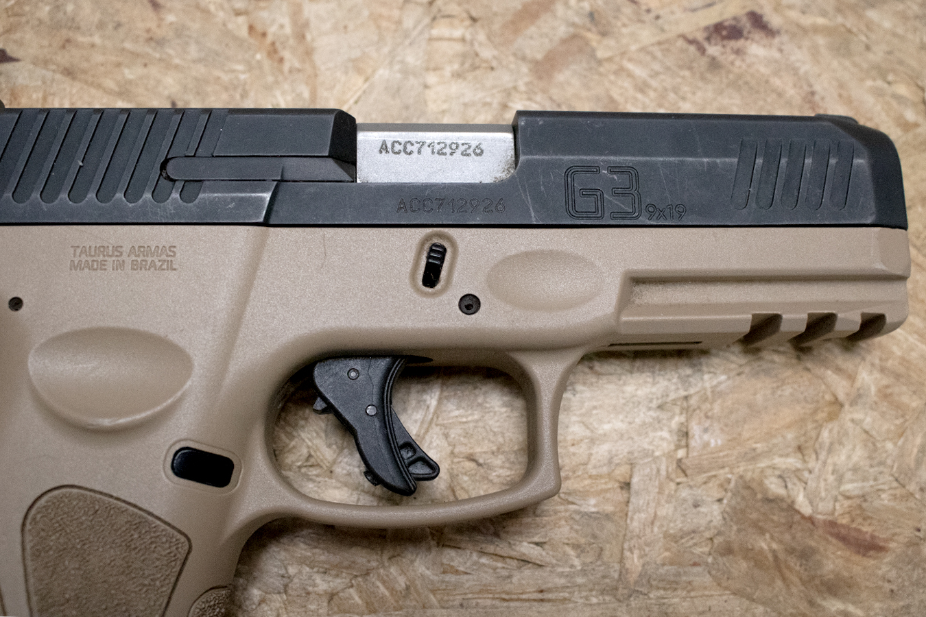 TAURUS G3 9mm Police Trade-In Pistol with Tan Frame