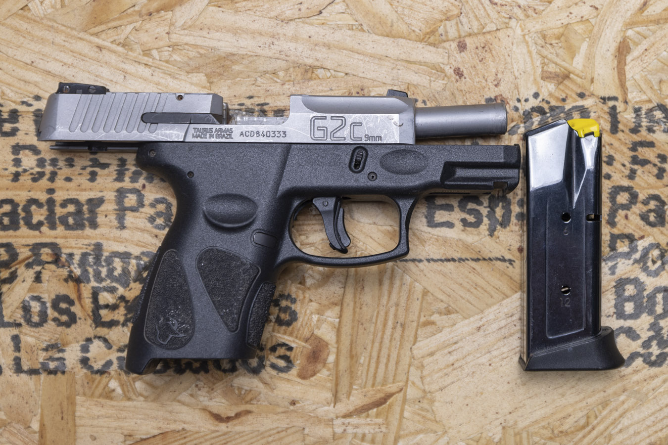 TAURUS G2c 9mm Police Trade-In Pistol with Stainless Slide