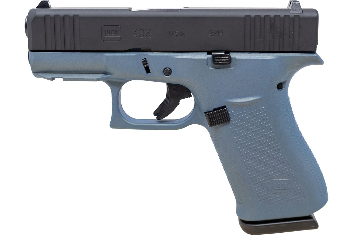 Glock 43X 9mm Pistol with Cerakote Northern Lights Finish