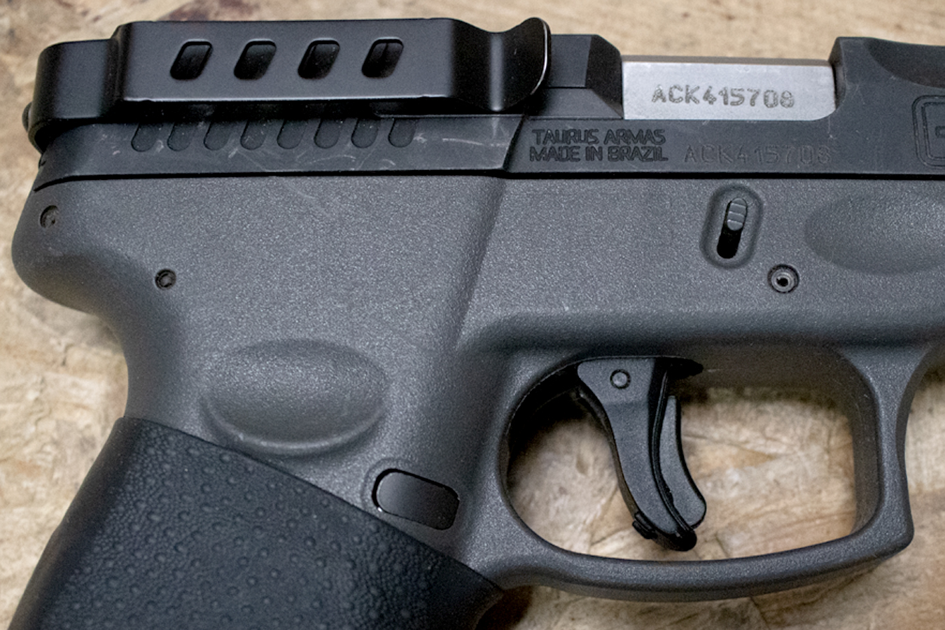 TAURUS G2C 9mm Police Trade-In Pistol with Rubber Grip Sleeve and Belt Clip
