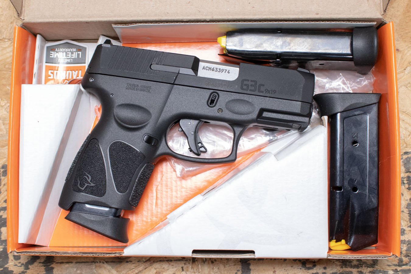 TAURUS G3C 9mm Used Trade-In Pistol with Three Magazines, Box
