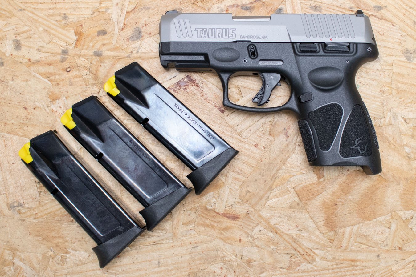 TAURUS G3C 9mm Used Trade-In Pistol w/Stainless Slide, Three Magazines, Box