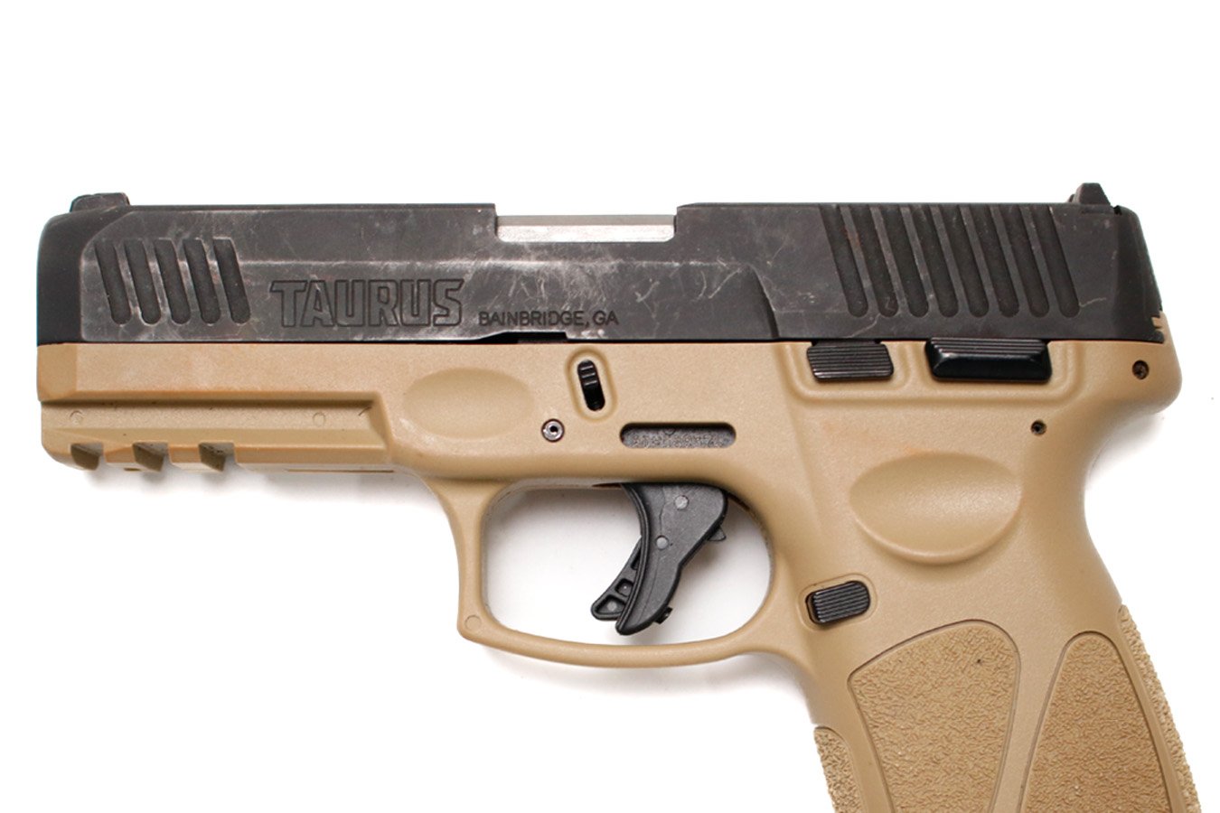 TAURUS G3 9mm Used Police Trade-In Pistol with FDE Frame and Black Slide