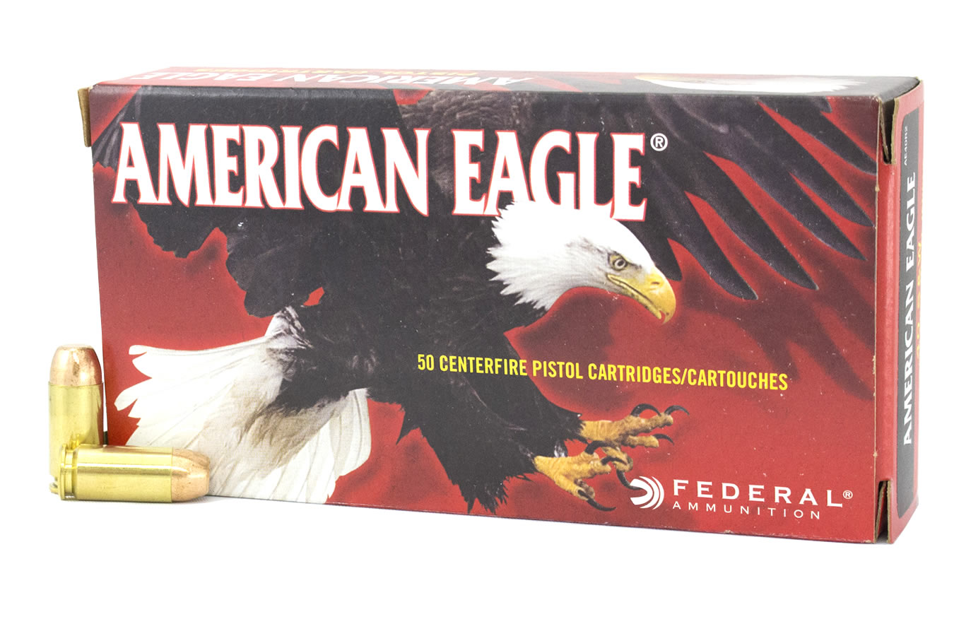 FEDERAL AMMUNITION 40 S&W 155 gr FMJ American Eagle Police Trade Ammo 50/Box