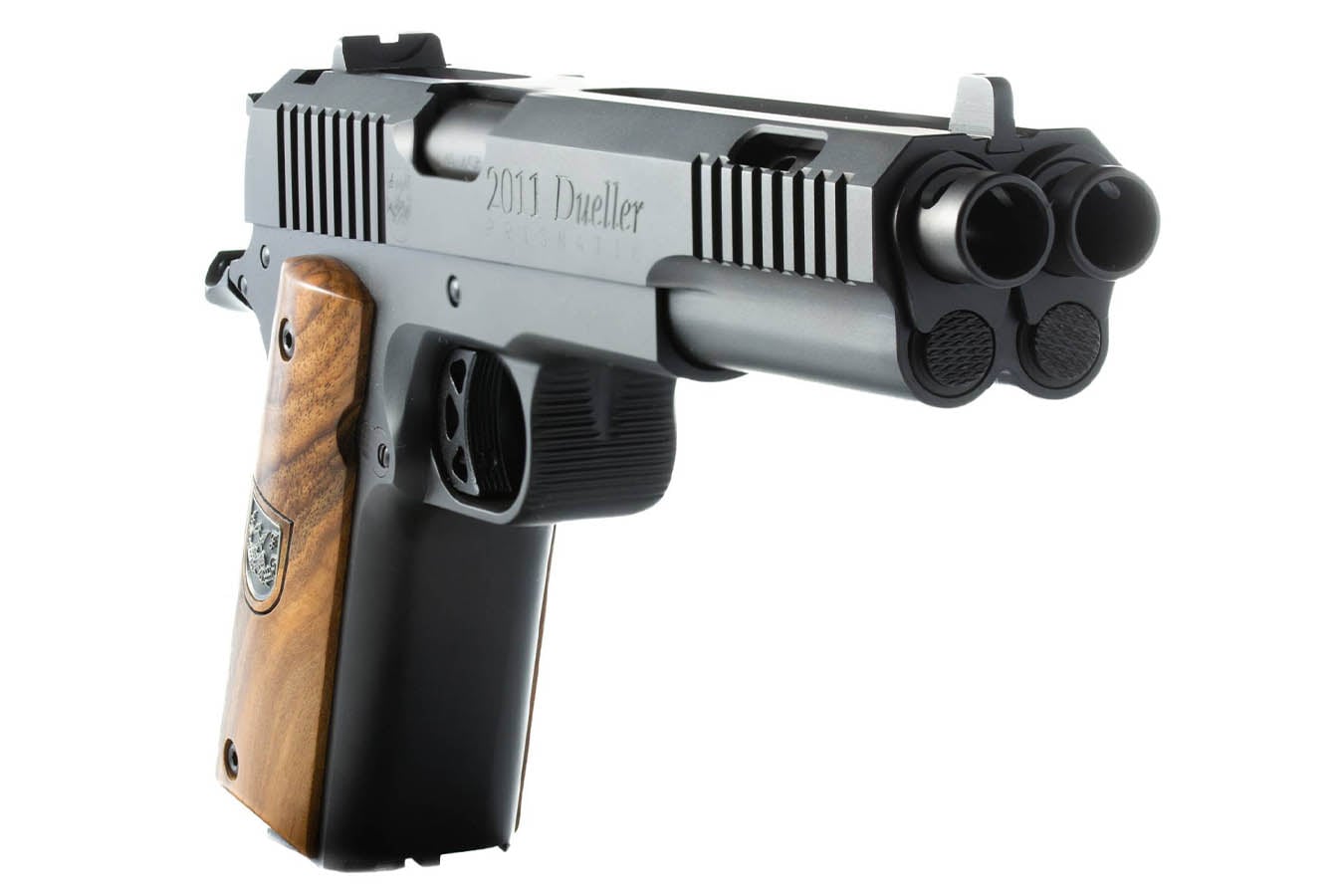 Apf 1911 Prismatic Dueller 45 ACP Semi-Auto Pistol w/ Side-by-Side Barrels