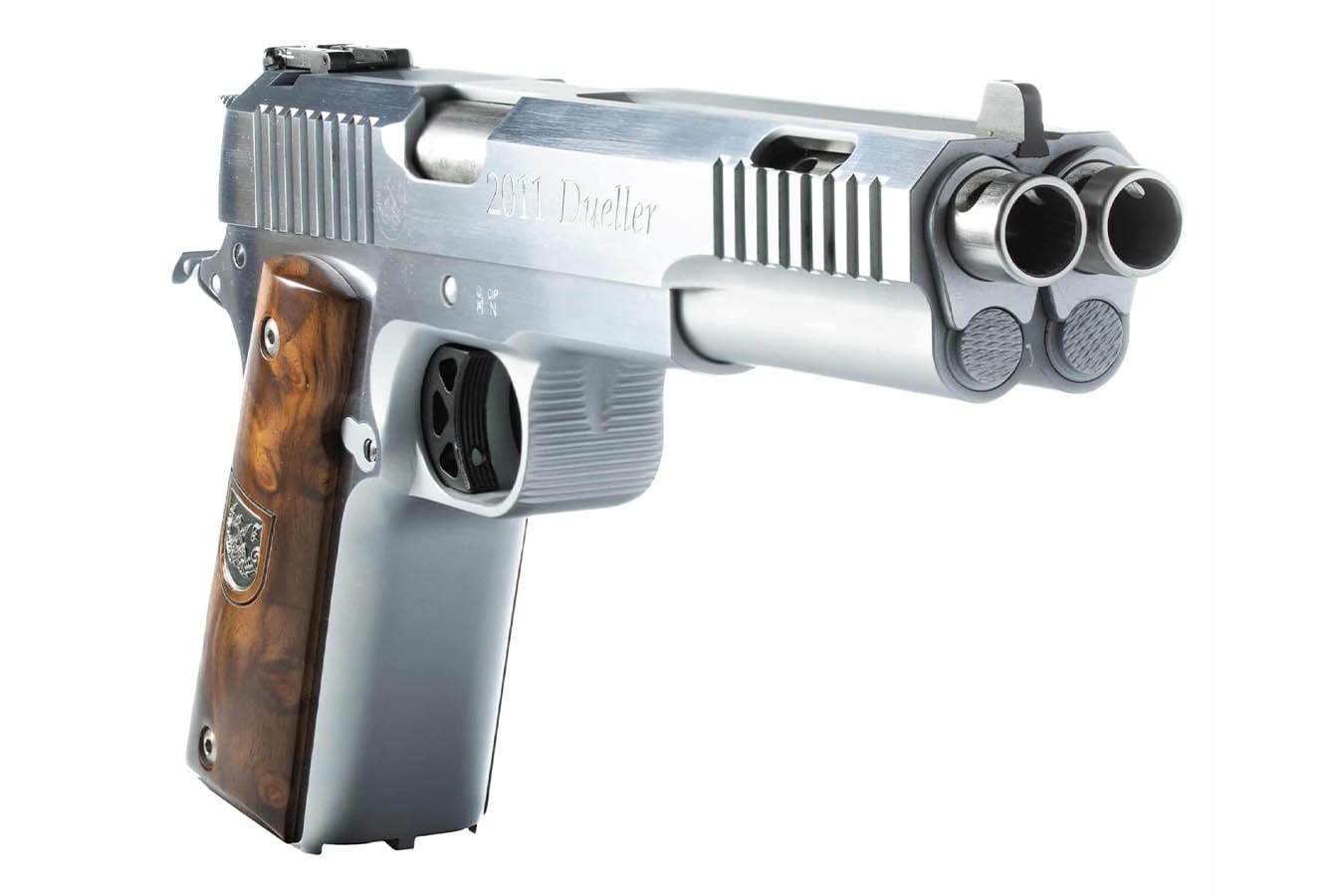 Apf 1911 Prismatic Dueller 45 ACP Semi-Auto Pistol w/ Side-by-Side Barrels