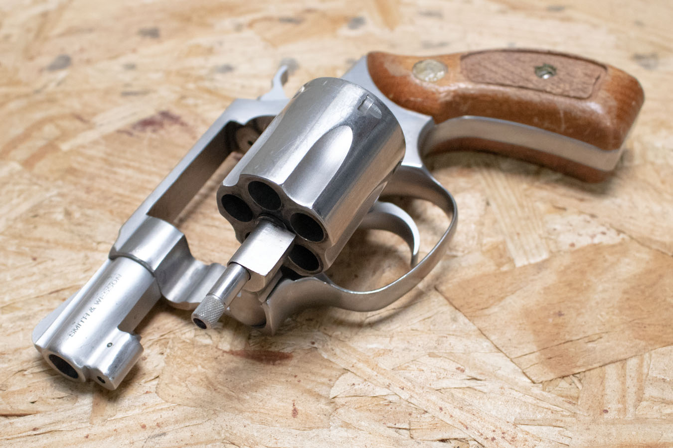 SMITH AND WESSON Model 60 No Dash 38 Special Police Trade-In Revolver Stainless